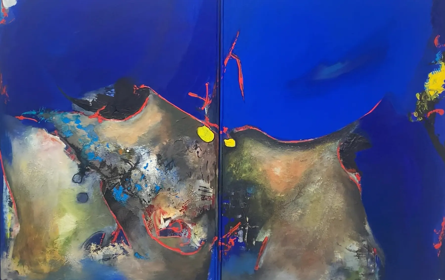 Détail d’une œuvre de Braïma Injaï